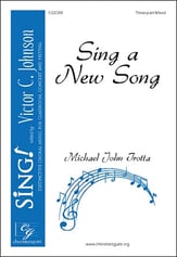 Sing a New Song Three-Part Mixed choral sheet music cover